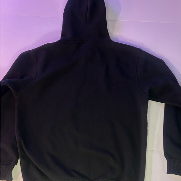 Supreme Box Logo Hoodie Black Red – Vintage Distressed Size Large - Picture 5 of 9